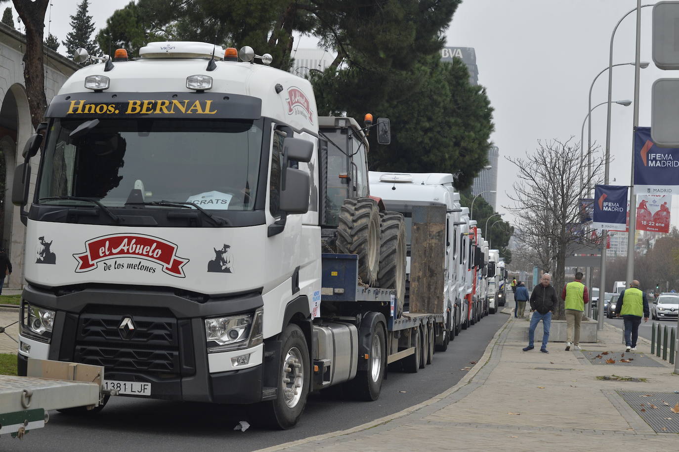 Fotos: La protesta contra el recorte del Trasvase Tajo-Segura, en imágenes