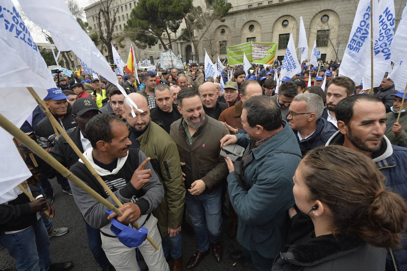 Fotos: La protesta contra el recorte del Trasvase Tajo-Segura, en imágenes