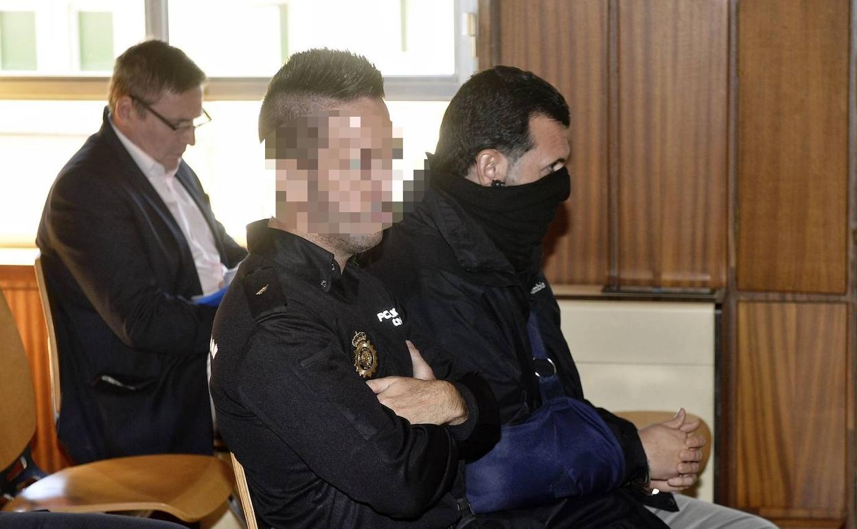 José León, durante un juicio por abusos sexuales en la Audiencia en 2014. 