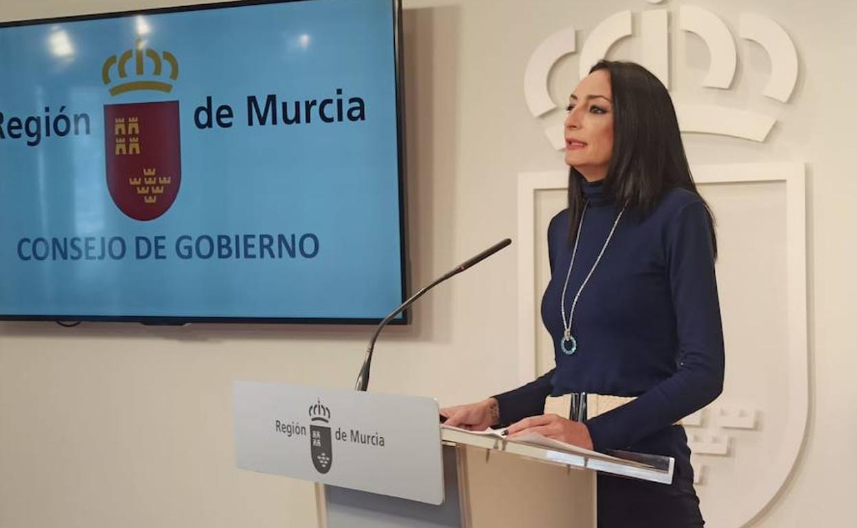 La consejera y presidenta del Info, Valle Miguélez, este jueves.