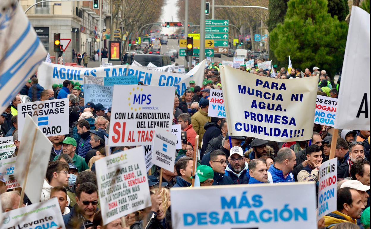 Protesta en Madrid. 