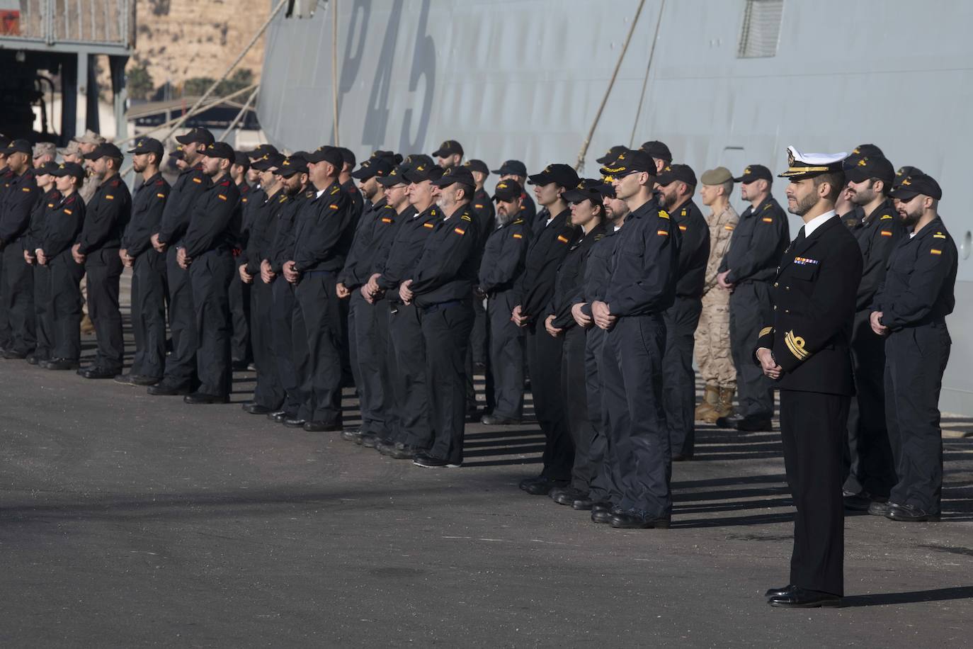 Fotos: La salida del buque Audaz en Cartagena, en imágenes