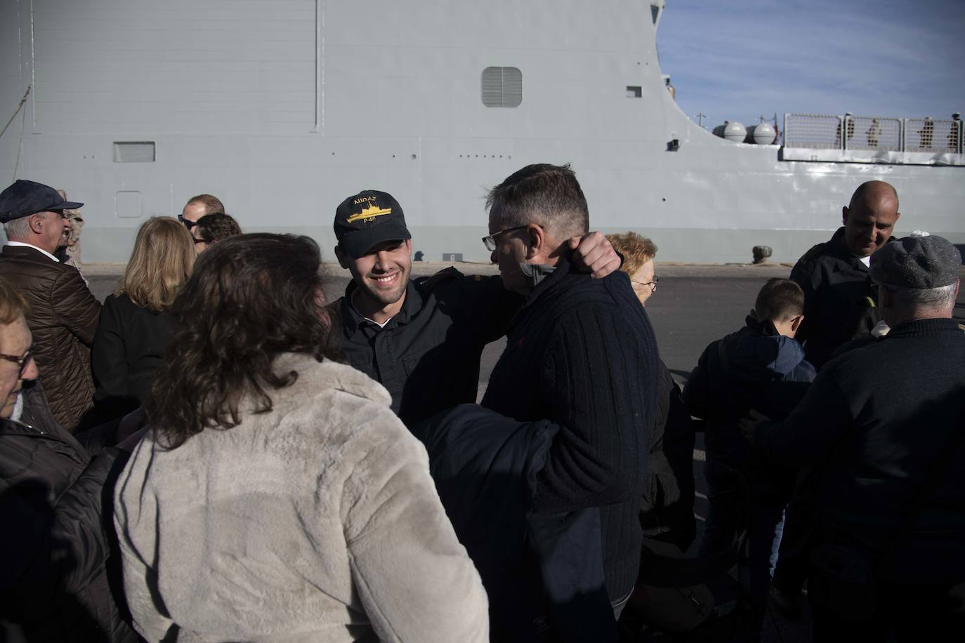 Fotos: La salida del buque Audaz en Cartagena, en imágenes