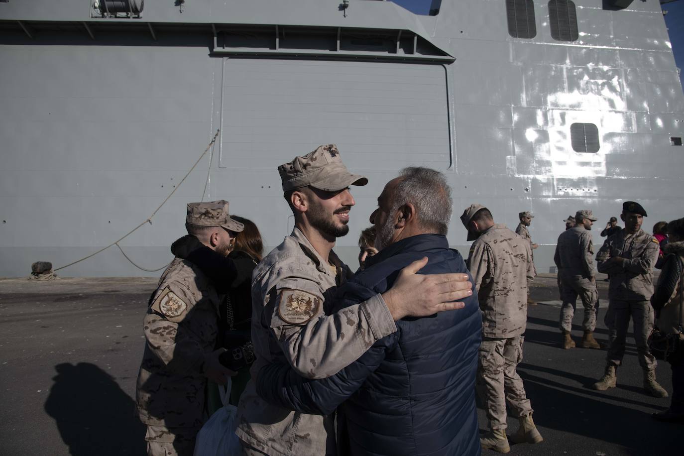 Fotos: La salida del buque Audaz en Cartagena, en imágenes