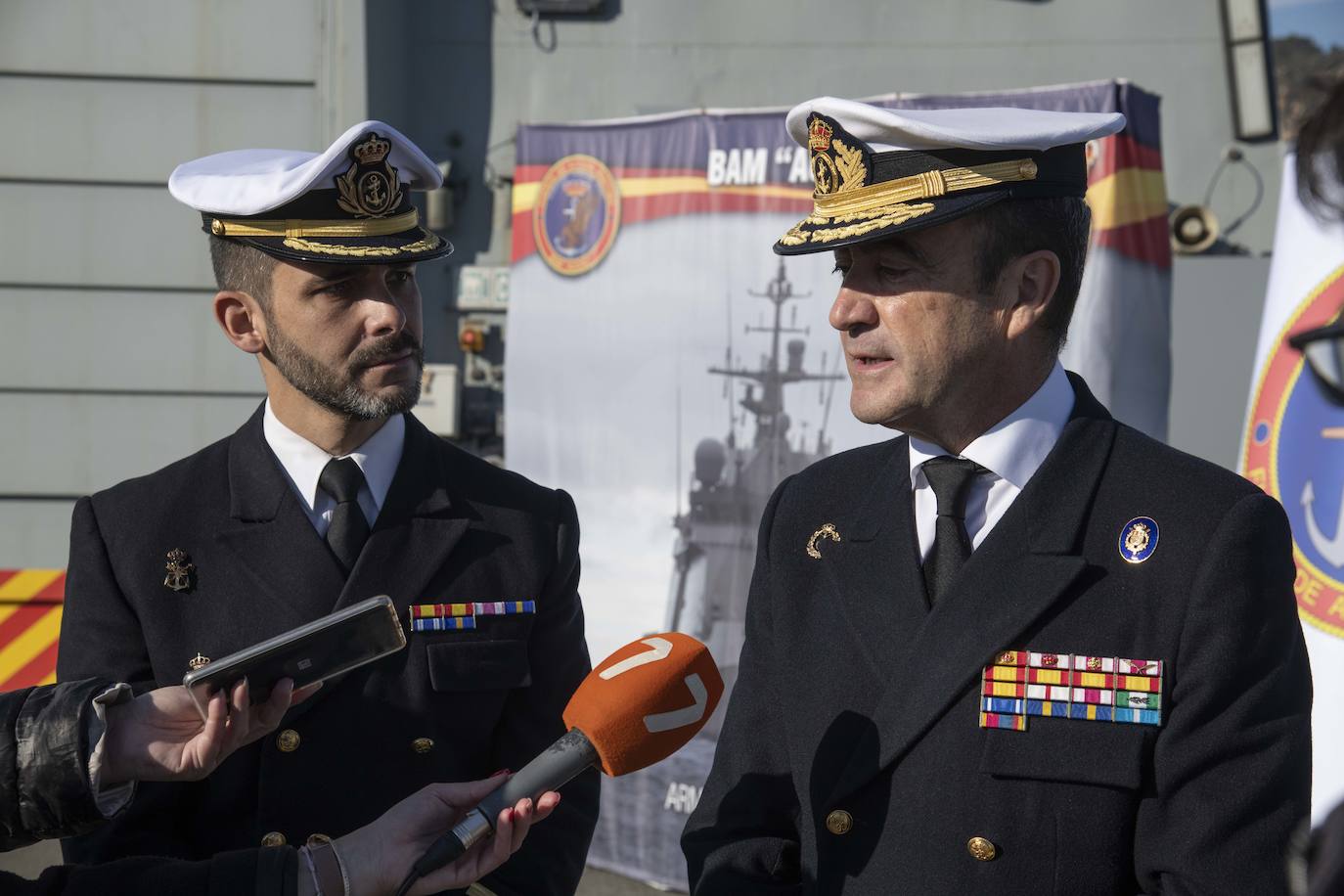 Fotos: La salida del buque Audaz en Cartagena, en imágenes