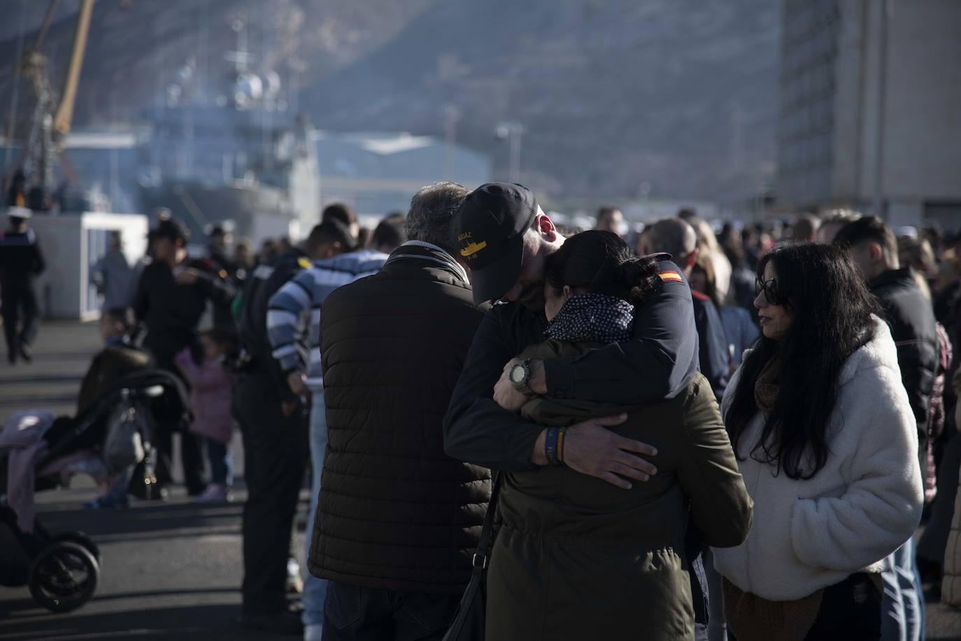 Fotos: La salida del buque Audaz en Cartagena, en imágenes