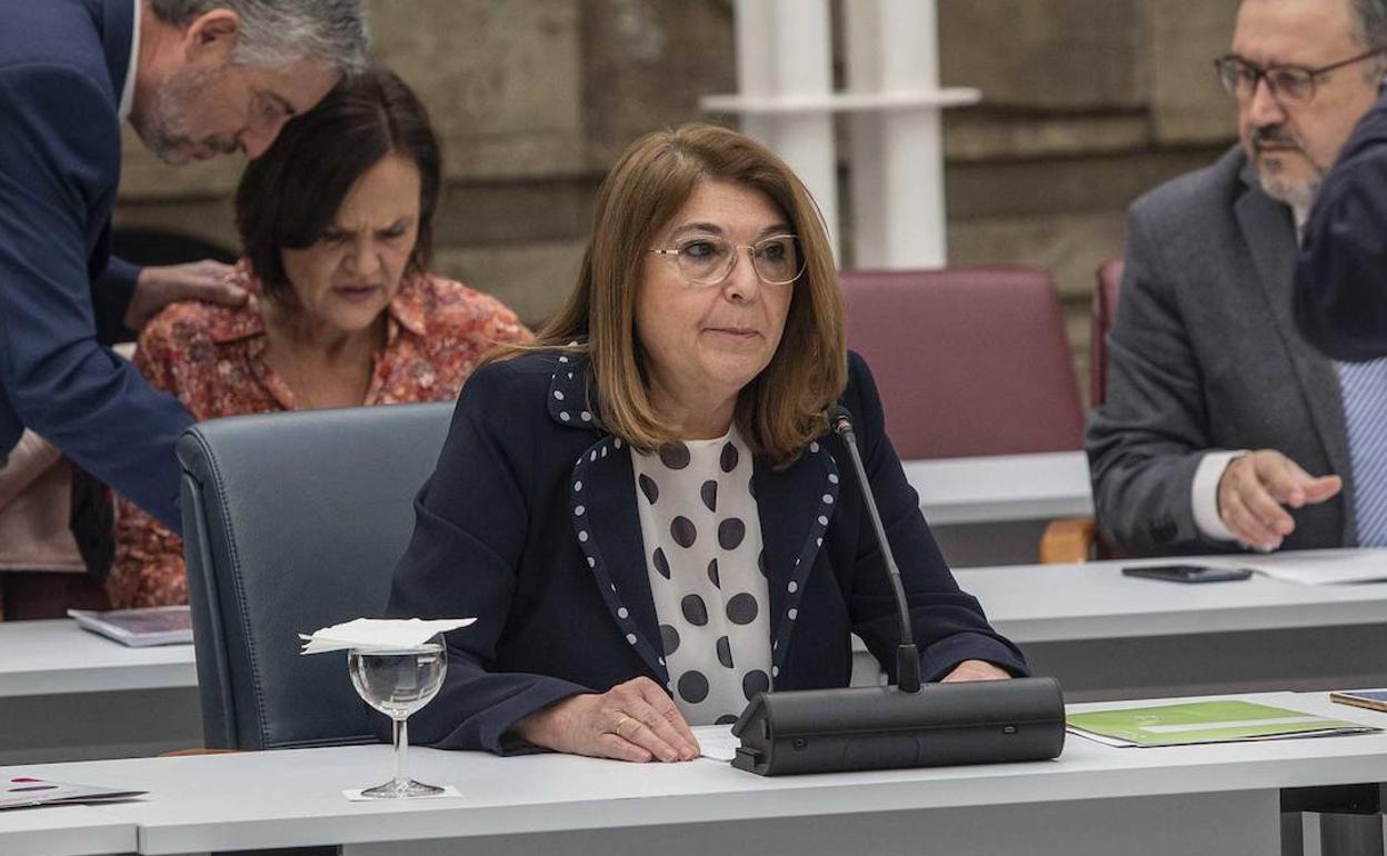 Mabel Campuzano, en la Asamblea, en una foto de archivo.