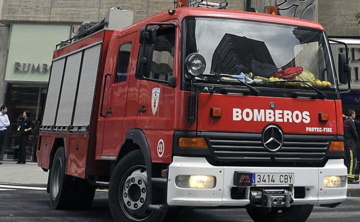 Camión de bomberos en una imagen de archivo.