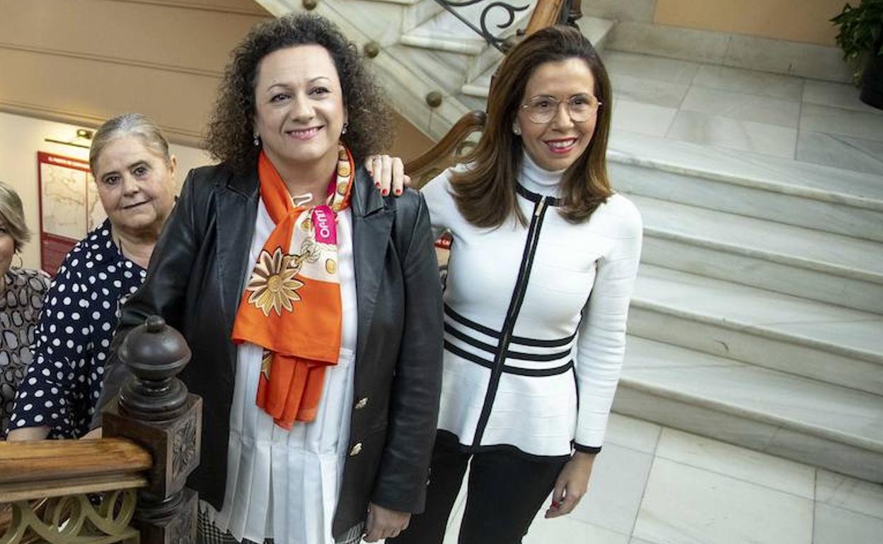 Yolanda Muñoz y Ana Belén Castejón, en una imagen de archivo.
