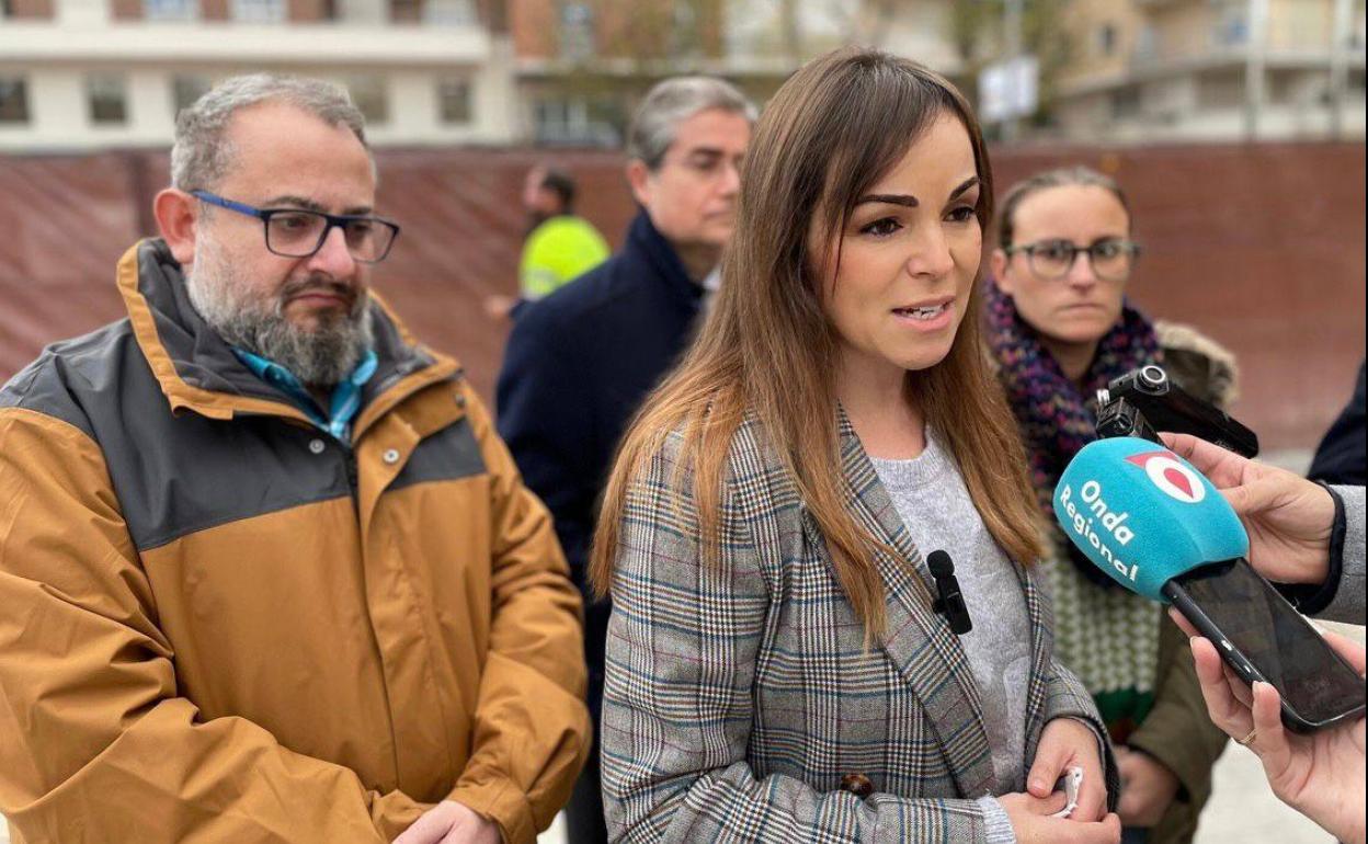 Rebeca Pérez, durante su comparecencia de este viernes.