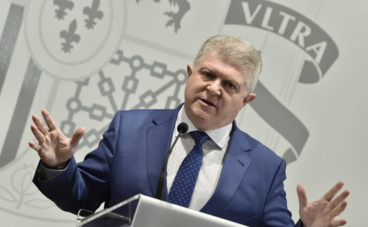 José Vélez, este miércoles, en rueda de prensa. 