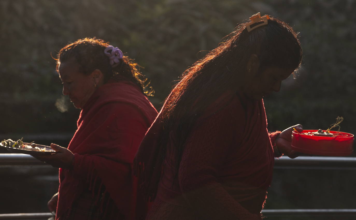 Fotos: Baño sagrado en Nepal