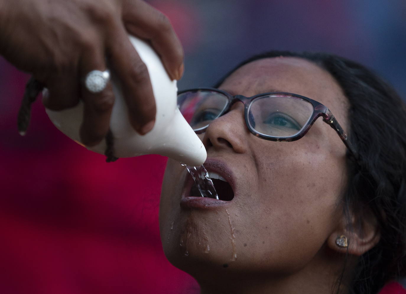 Fotos: Baño sagrado en Nepal