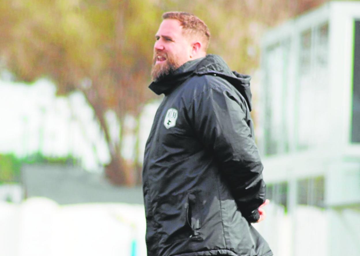 Javi Motos, en la sesión del Mar Menor de ayer en el Pitín. 