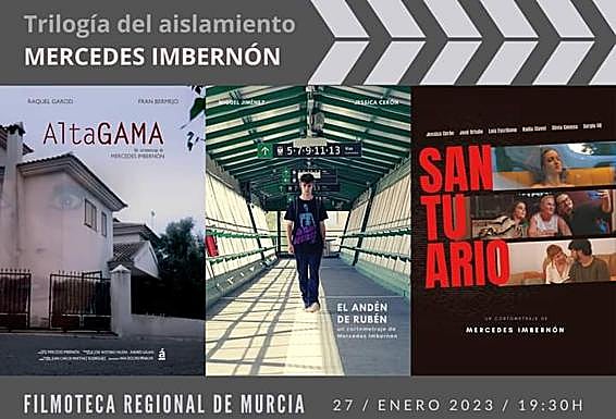 Cartel para anunciar el estreno de la 'Trilogía del aislamiento', incluye los carteles de los tres cortos. 