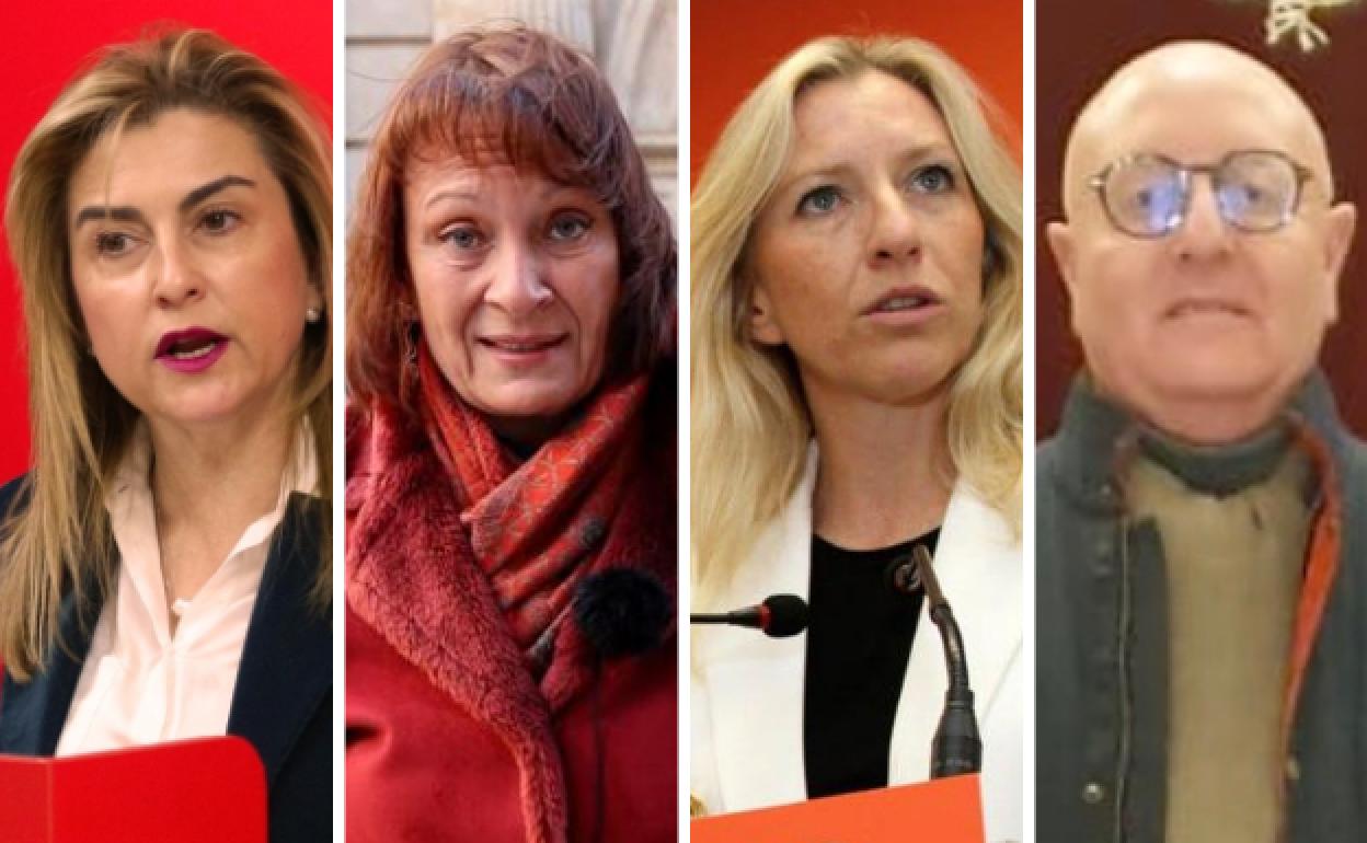 Carmina Fernández, María Marín, María José Ros y Diego Salinas.