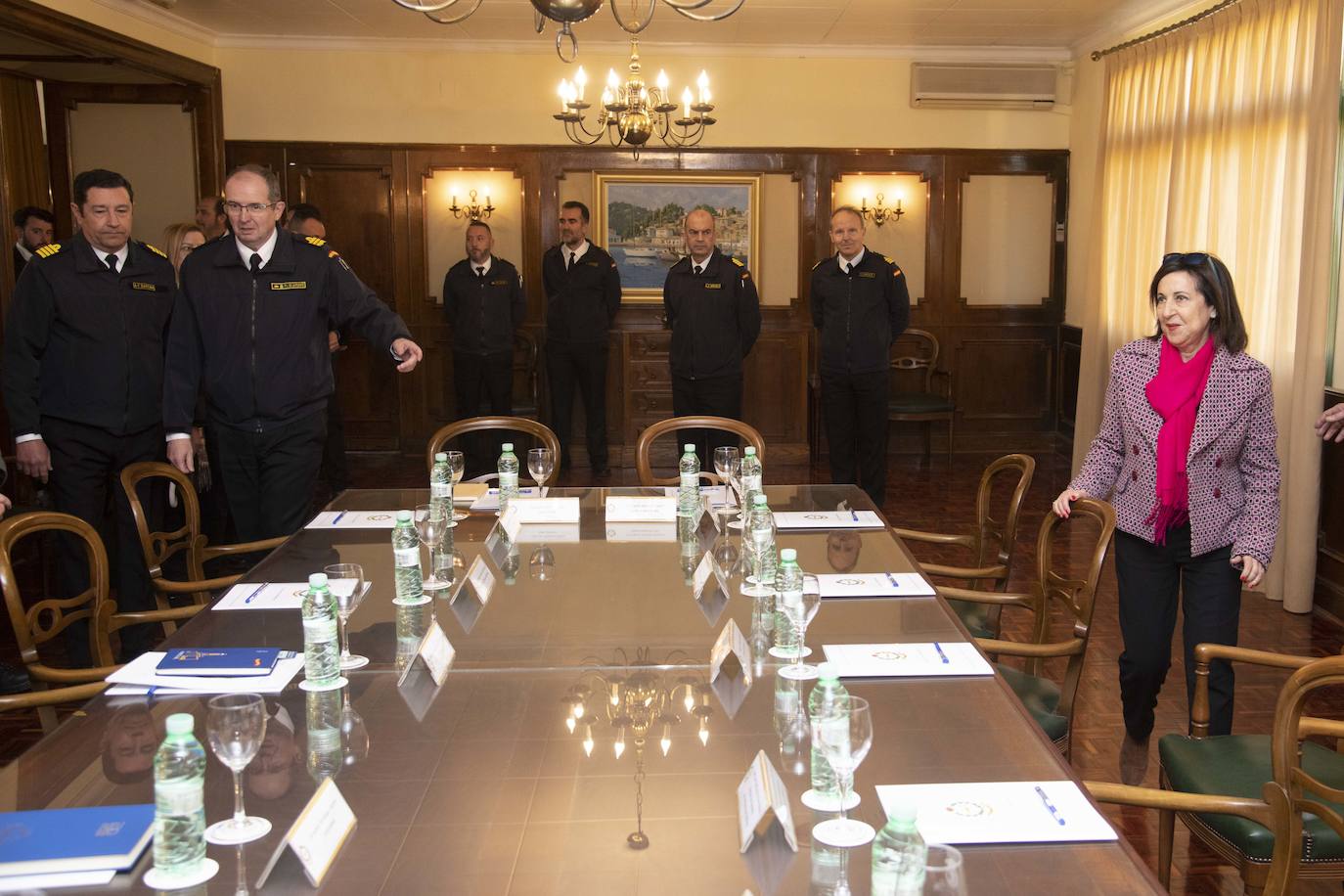 Fotos: La visita de la ministra Margarita Robles a Cartagena, en imágenes