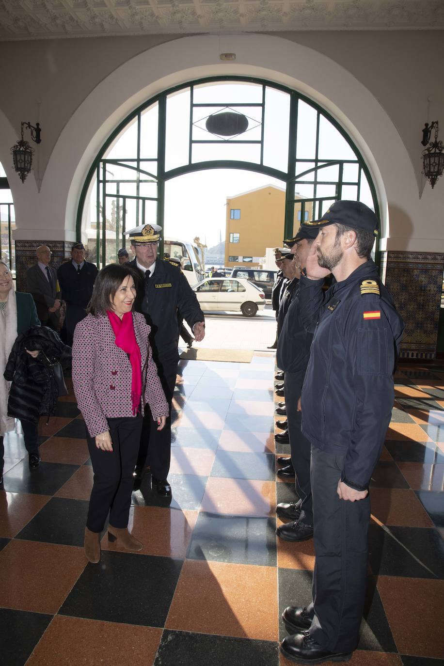 Fotos: La visita de la ministra Margarita Robles a Cartagena, en imágenes