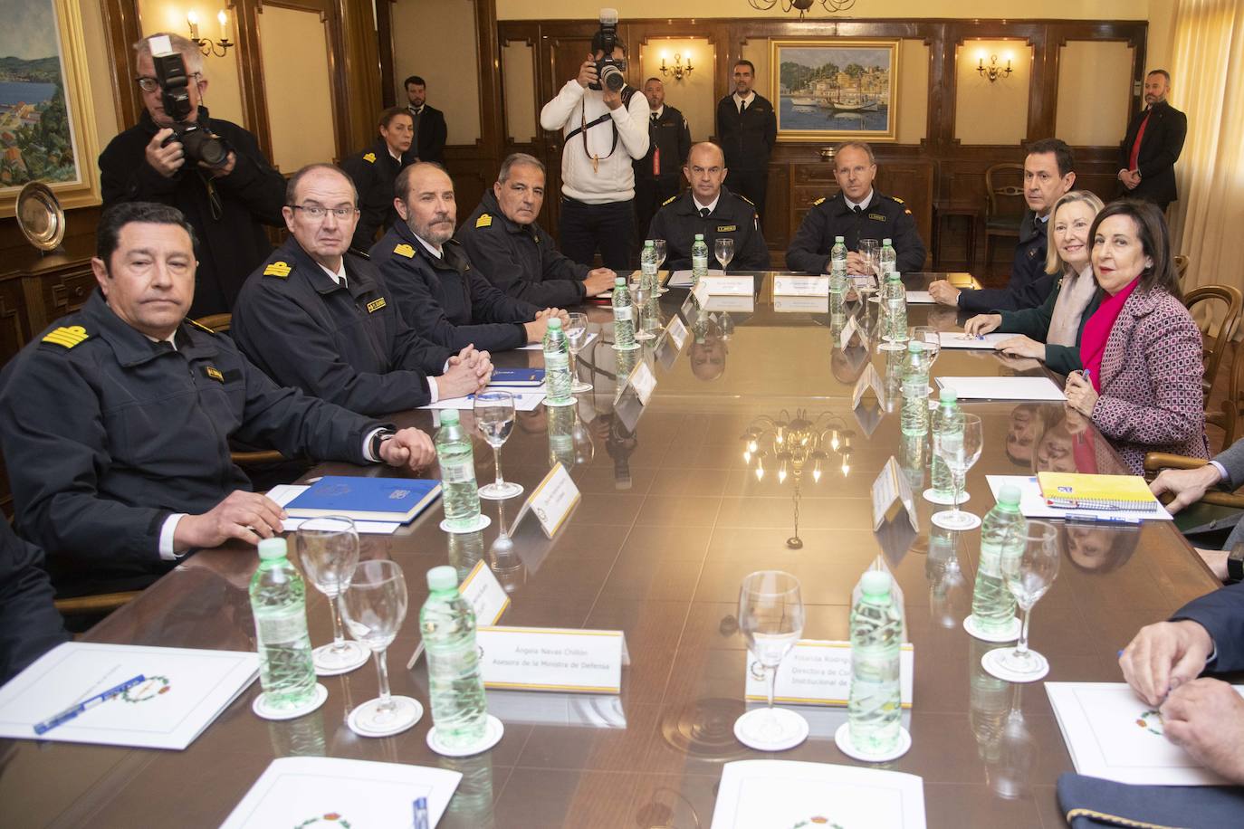 Fotos: La visita de la ministra Margarita Robles a Cartagena, en imágenes