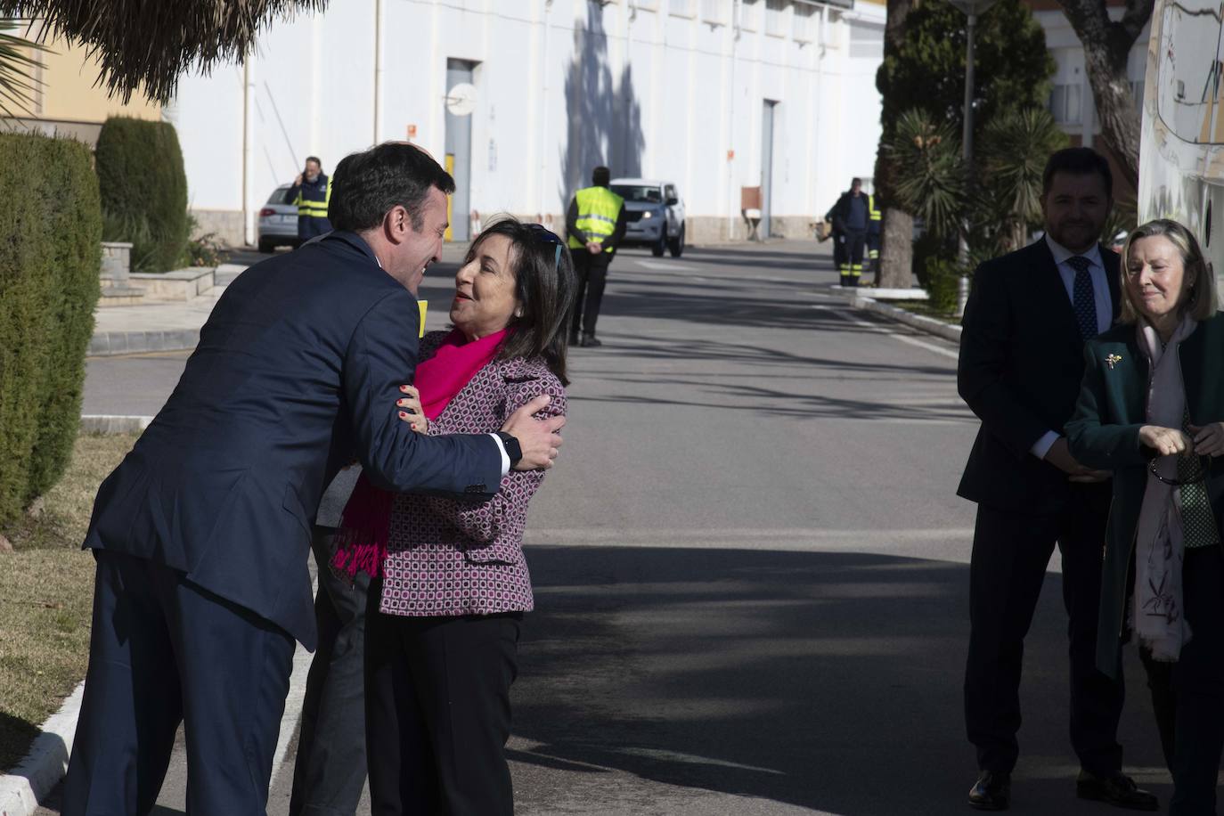 Fotos: La visita de la ministra Margarita Robles a Cartagena, en imágenes