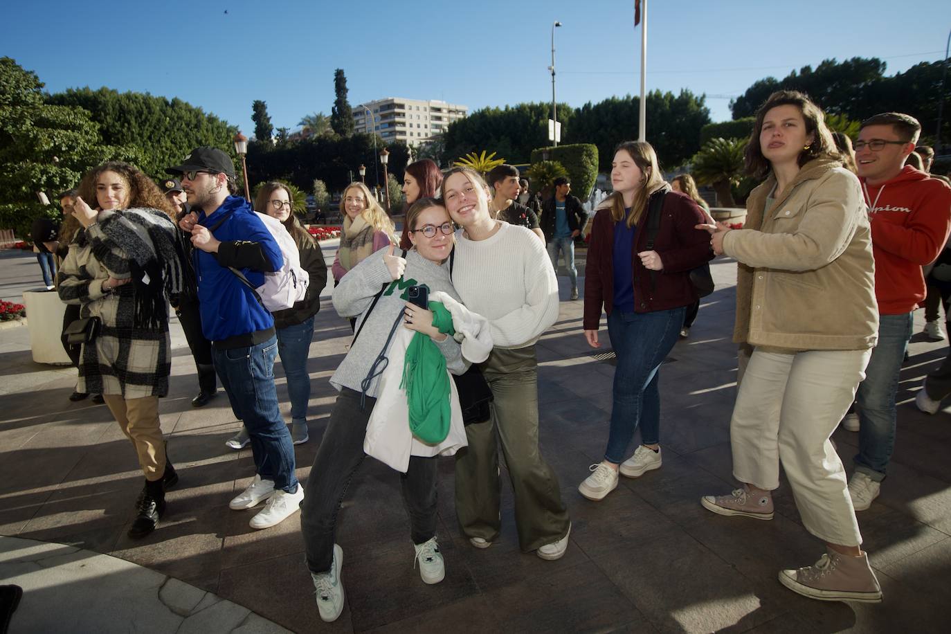 Fotos: Los &#039;erasmus&#039; visitan el Consistorio, en imágenes