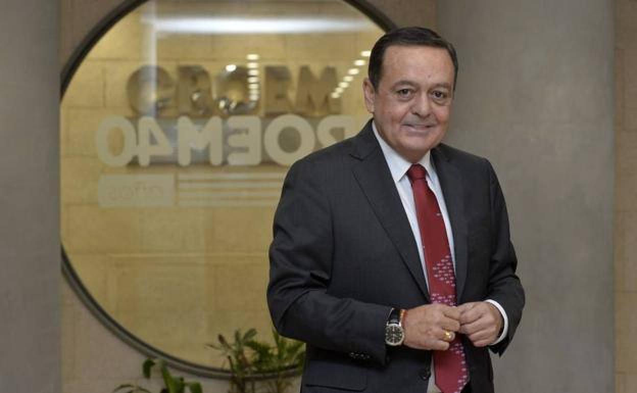José María Albarracín, en la sede de la confederación empresarial regional.
