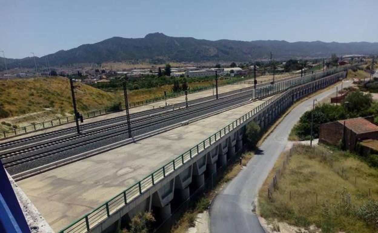 Imagen de la pérgola del Reguerón. 