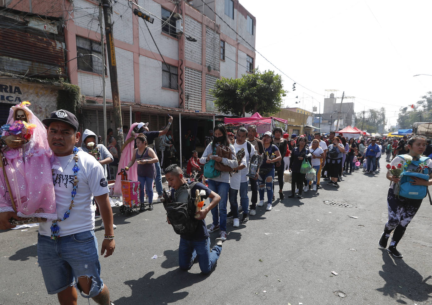 Fotos: Devotos de la Santa Muerte