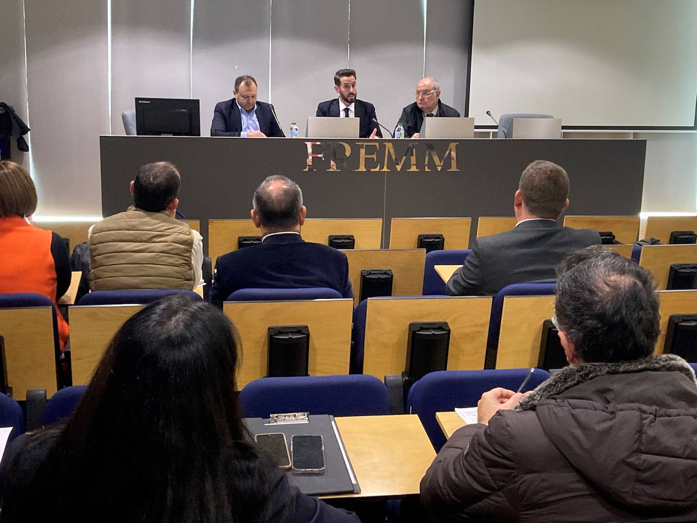 Encuentro de José Francisco Lajara con la Federación de Empresarios del Metal de la Región de Murcia (Fremm).