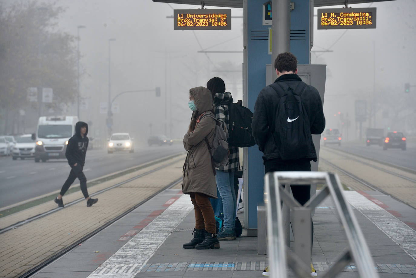 Fotos: La niebla cubre la Región, en imágenes