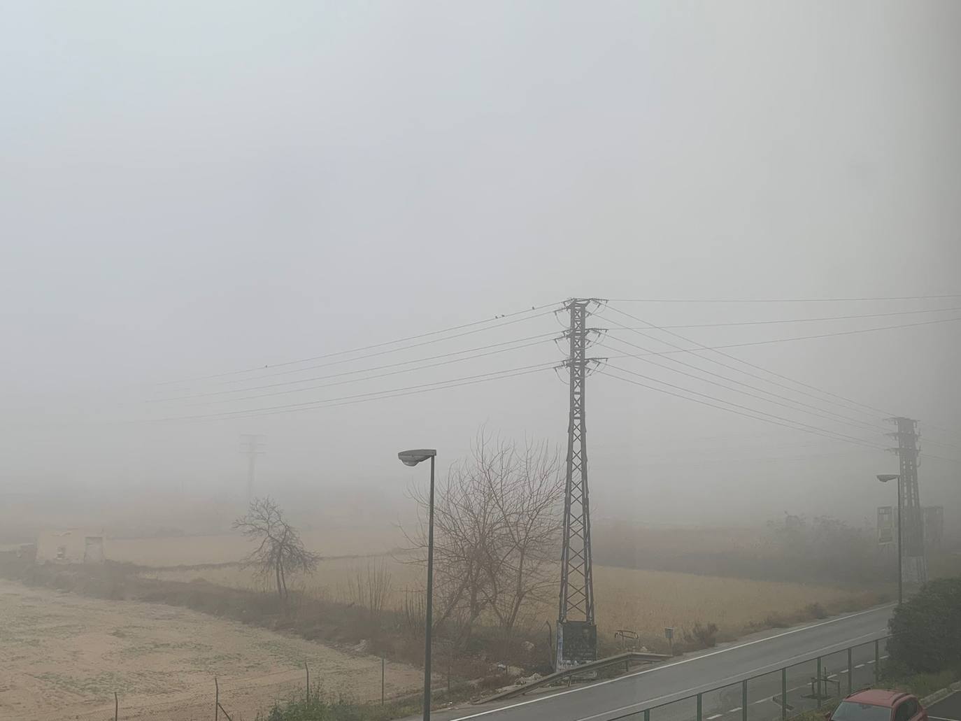 Fotos: La niebla cubre la Región, en imágenes