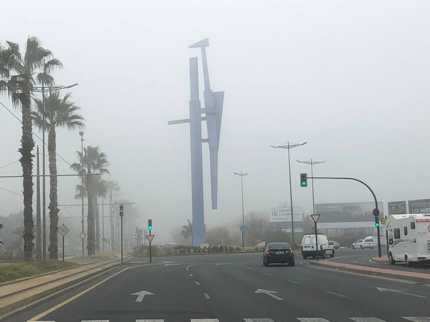 Fotos: La niebla cubre la Región, en imágenes