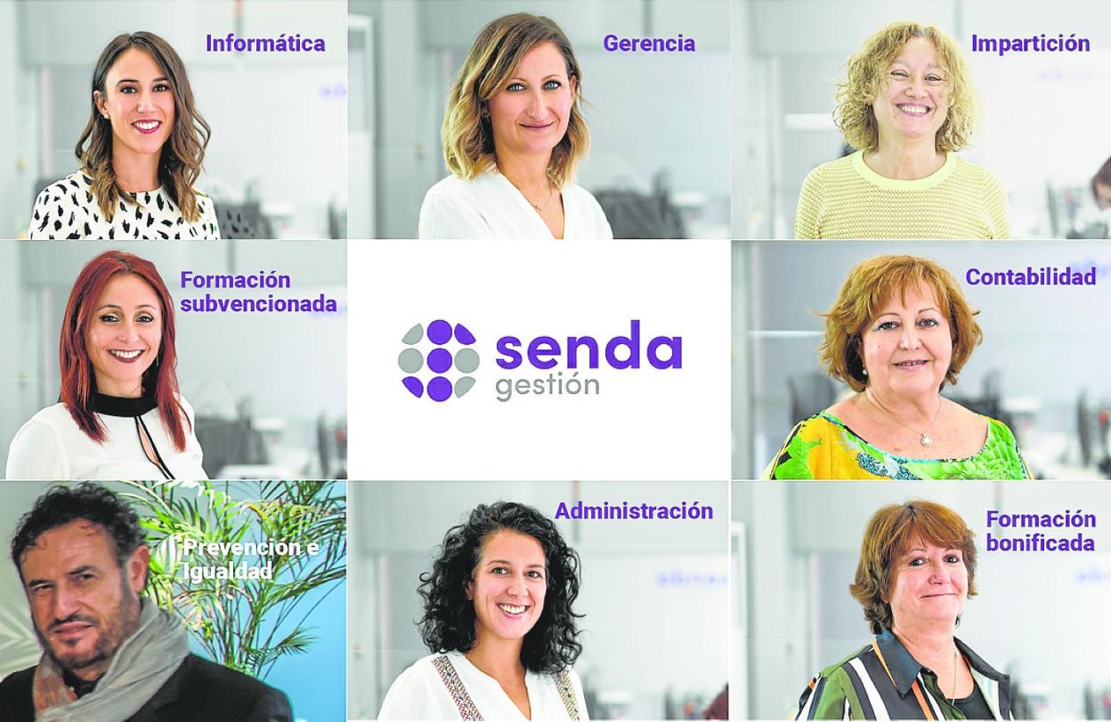 Equipo profesional de Senda Gestión. 