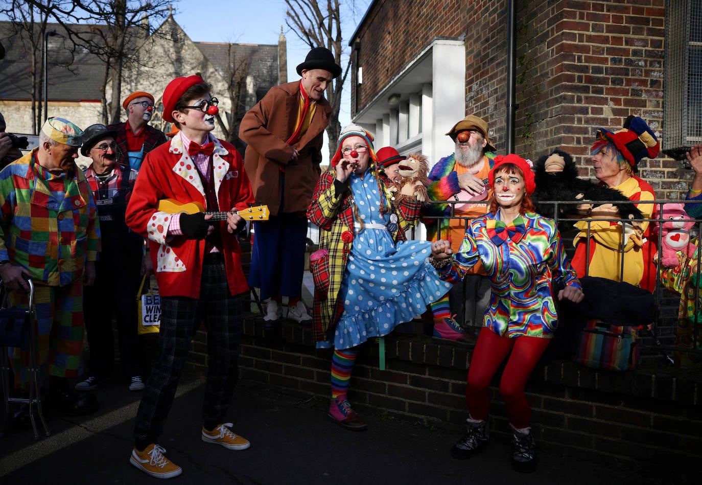 Fotos: Los payasos recuerdan a Joseph Grimaldi