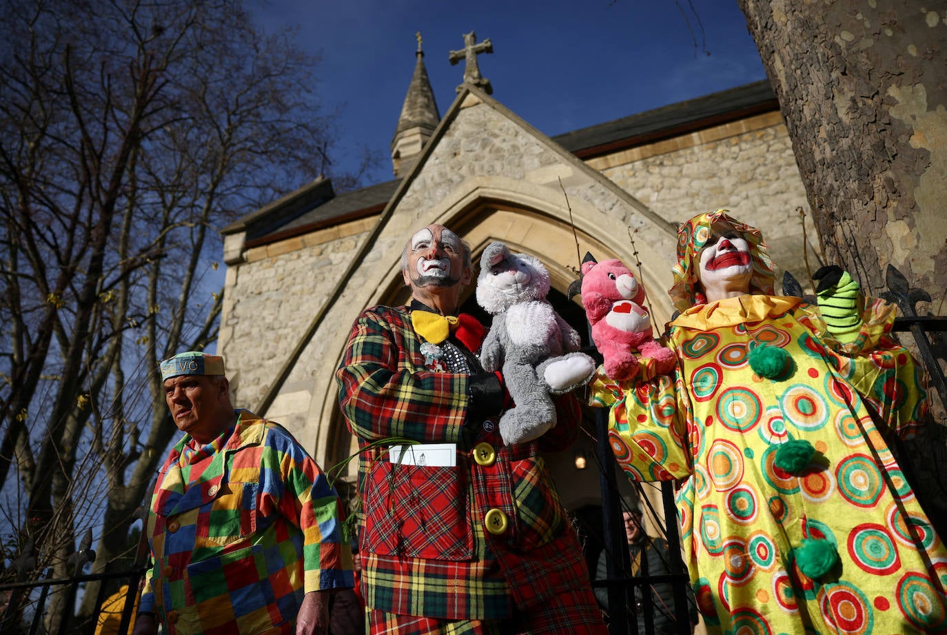 Fotos: Los payasos recuerdan a Joseph Grimaldi