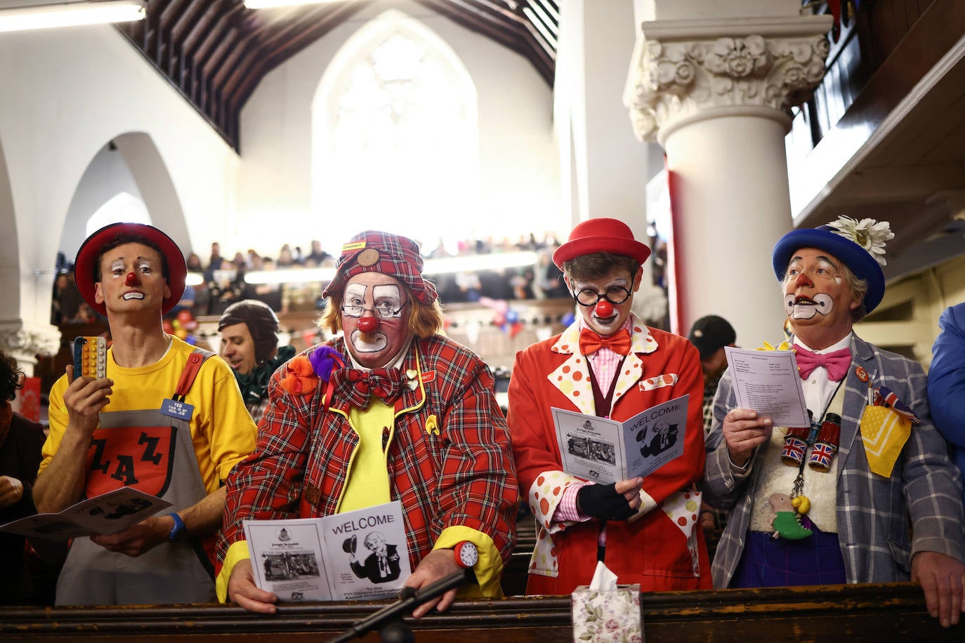 Fotos: Los payasos recuerdan a Joseph Grimaldi