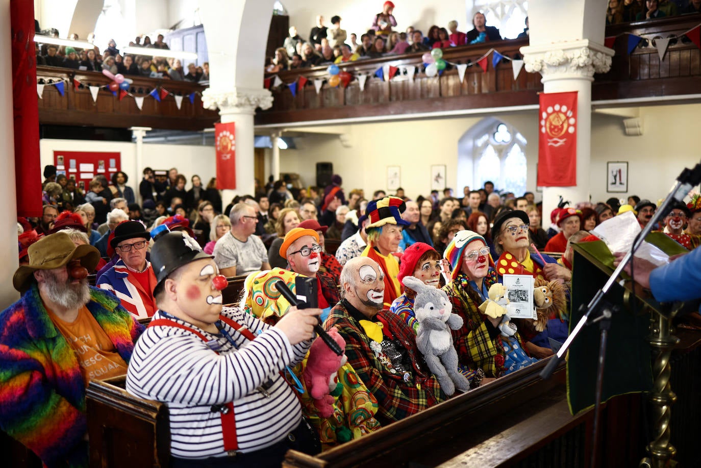 Fotos: Los payasos recuerdan a Joseph Grimaldi