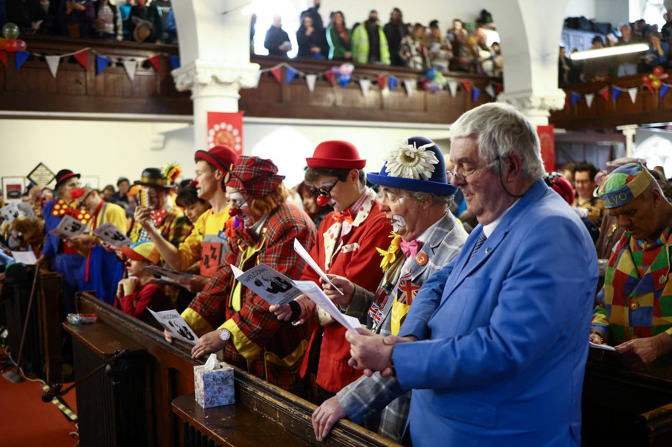 Fotos: Los payasos recuerdan a Joseph Grimaldi