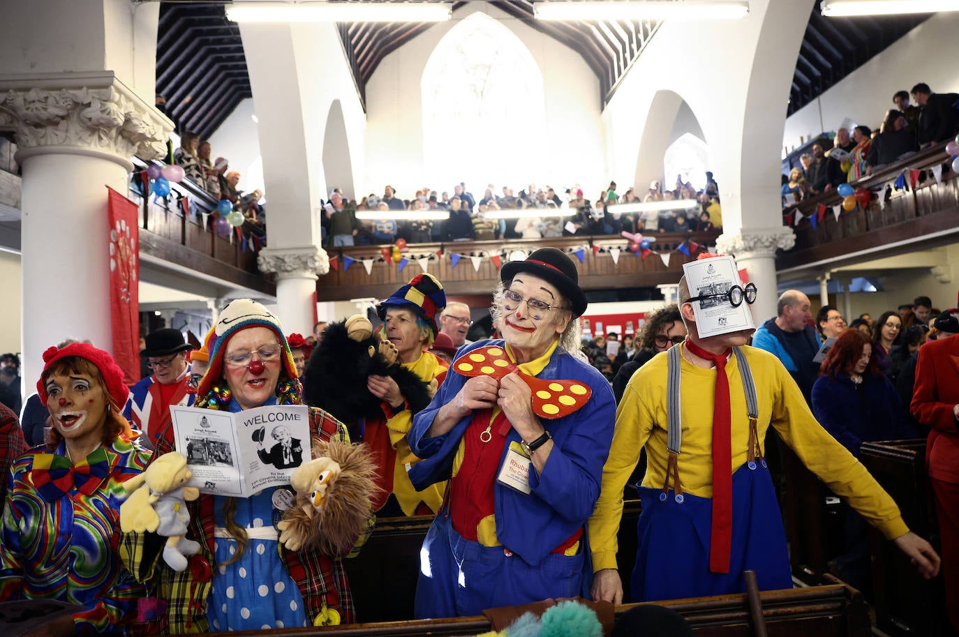 Fotos: Los payasos recuerdan a Joseph Grimaldi