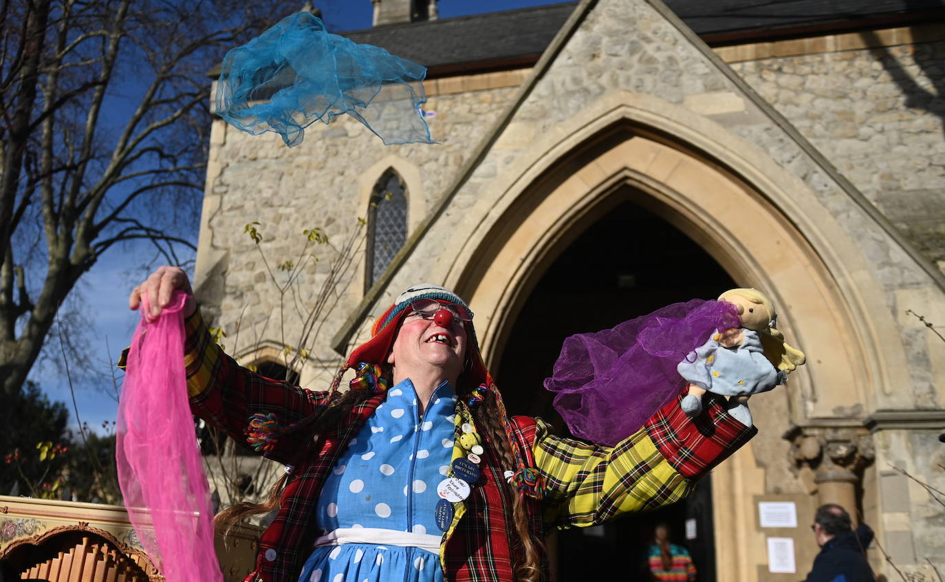 Fotos: Los payasos recuerdan a Joseph Grimaldi