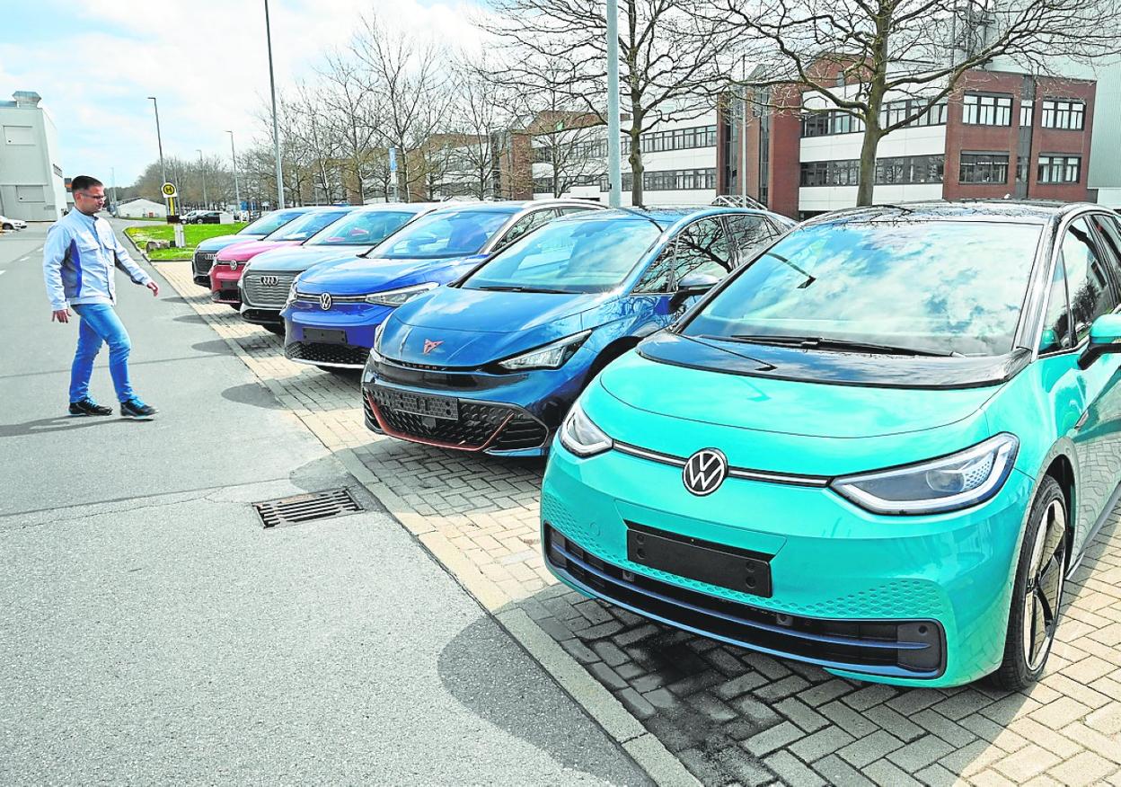 Modelos del grupo Volkswagen listos para ser matriculados vía 'renting'. 