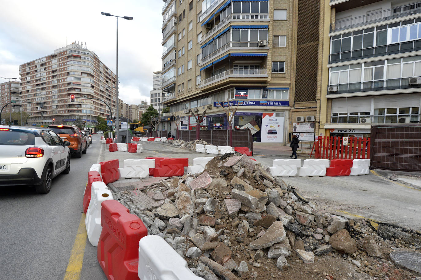 Fotos: Avanzan las obras del plan de movilidad de Murcia