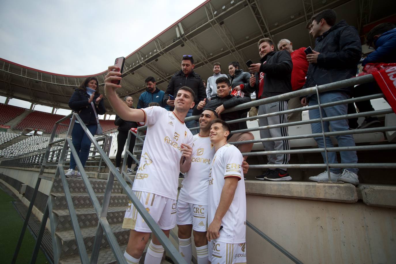 Fotos: Dani Romera, Alfon y Toril, nuevos jugadores del Real Murcia