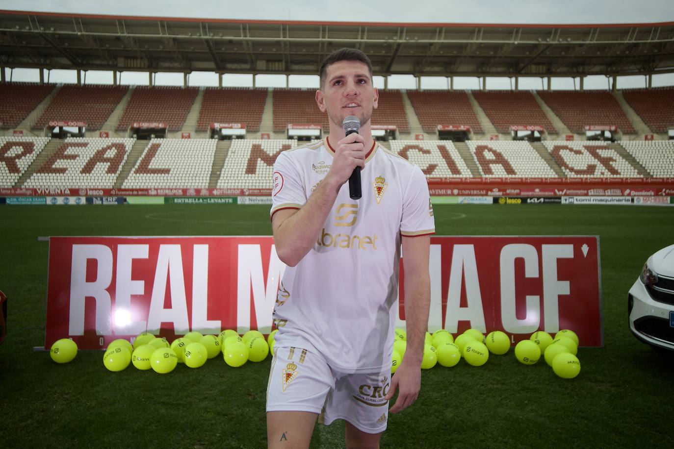 Fotos: Dani Romera, Alfon y Toril, nuevos jugadores del Real Murcia