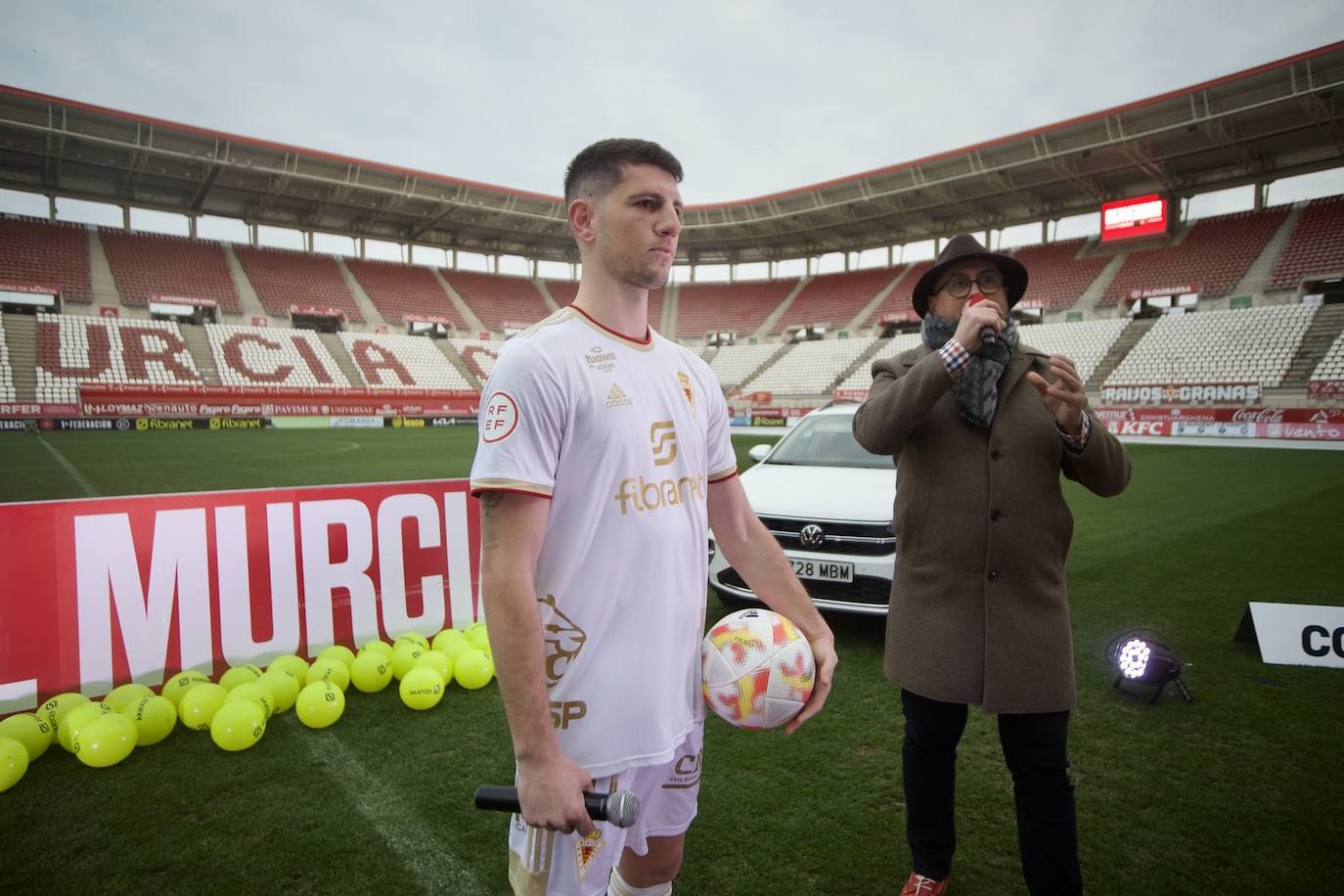 Fotos: Dani Romera, Alfon y Toril, nuevos jugadores del Real Murcia