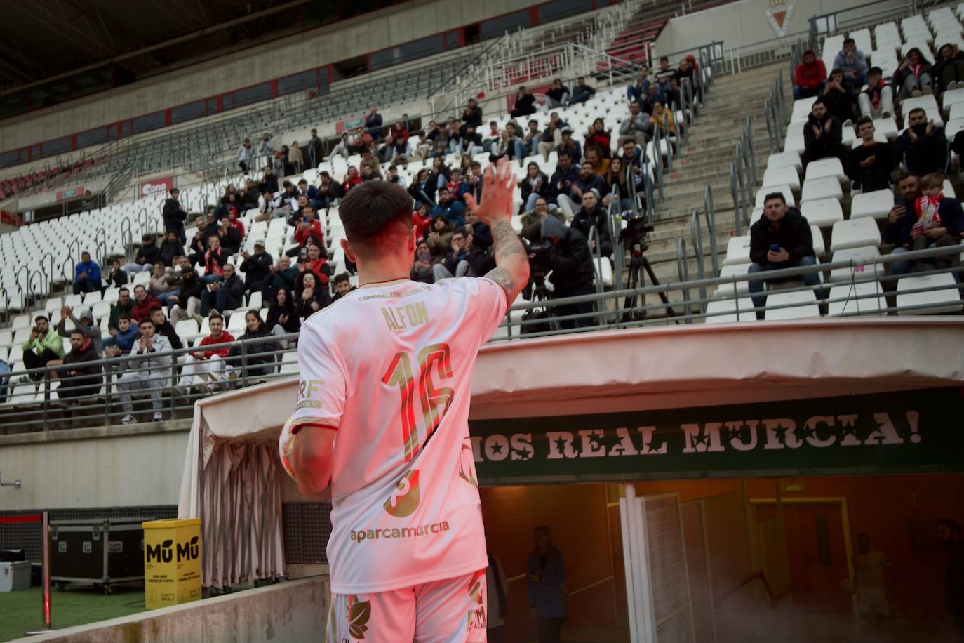 Fotos: Dani Romera, Alfon y Toril, nuevos jugadores del Real Murcia