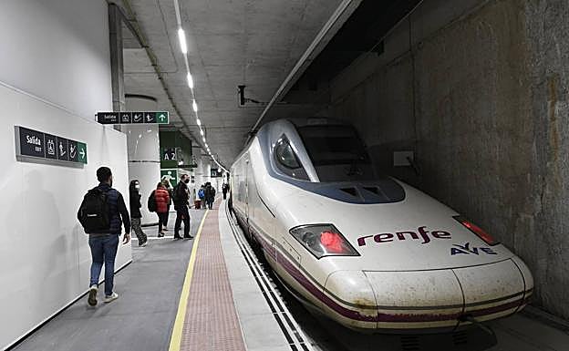 Ave en la estación del Carmen de Murcia en una imagen de archivo. 