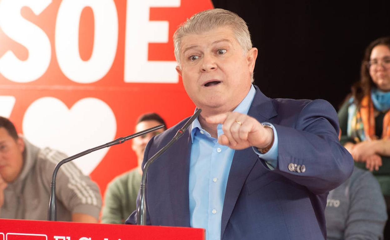 El secretario general del PSRM, José Vélez, en una imagen de archivo. 