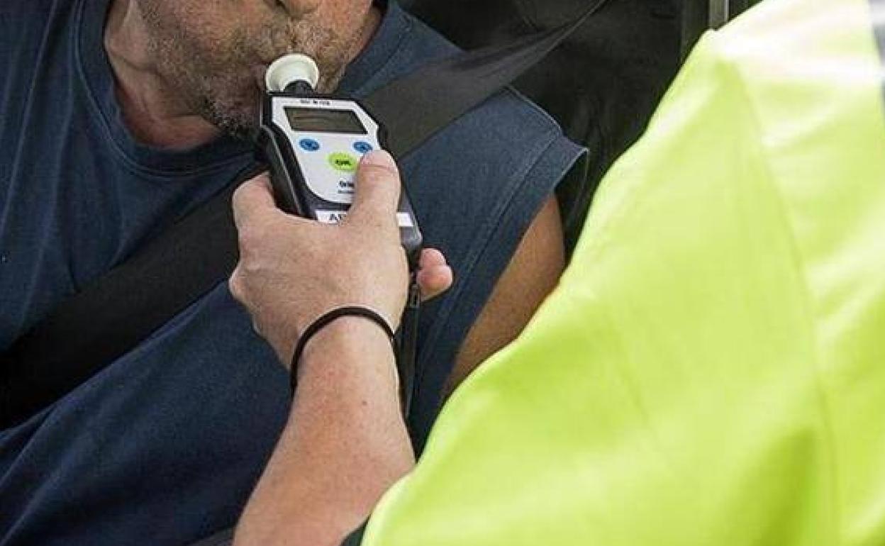 Un control de alcoholemia, en una imagen de archivo.