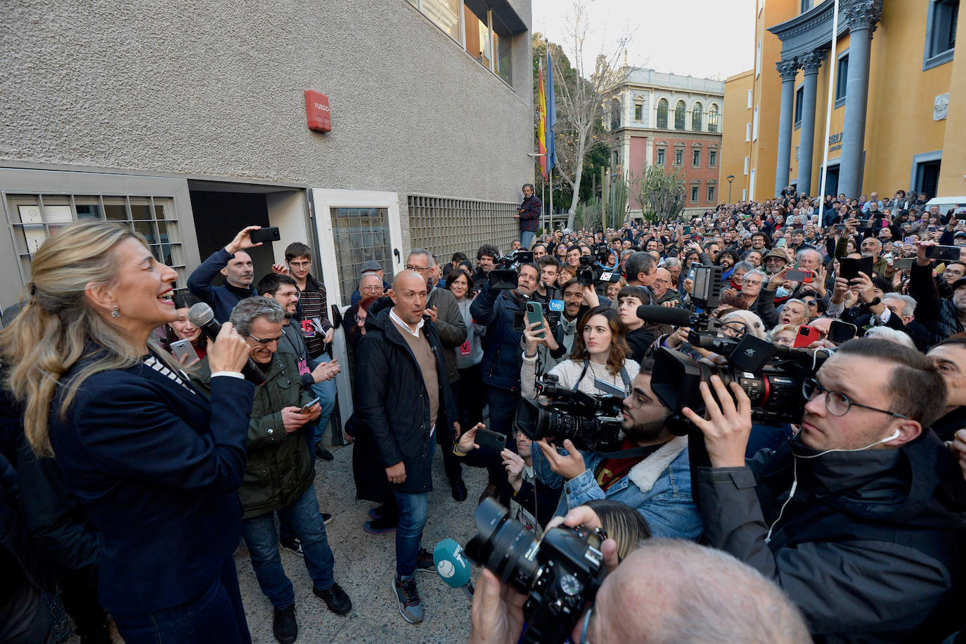 Fotos: Yolanda Díaz presenta Sumar en Murcia